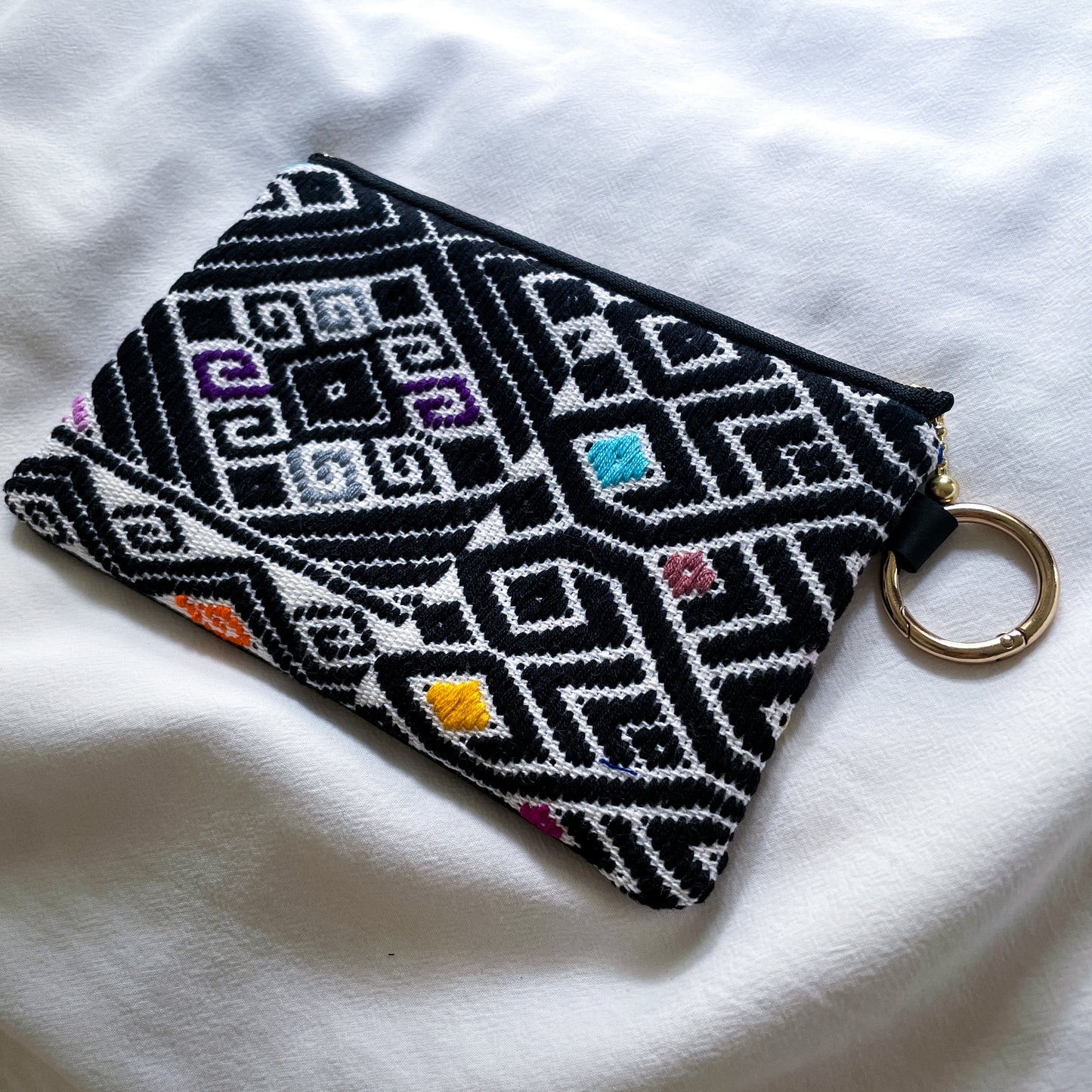 Mexican Embroidery Pouch #7/メキシコ刺繍 ララインサール ポーチ airpods ケース