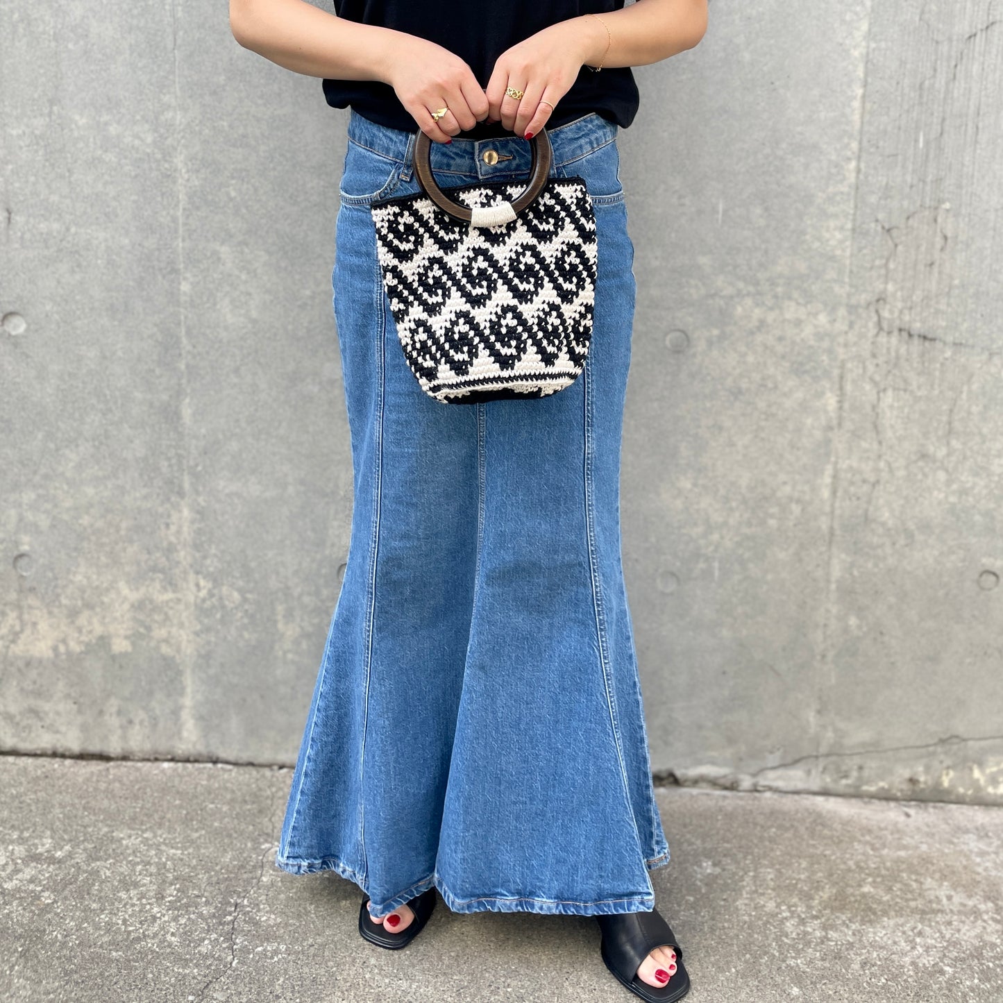 Remake Crochet Bag (S) #3/グアテマラクロシェバッグ Sサイズ