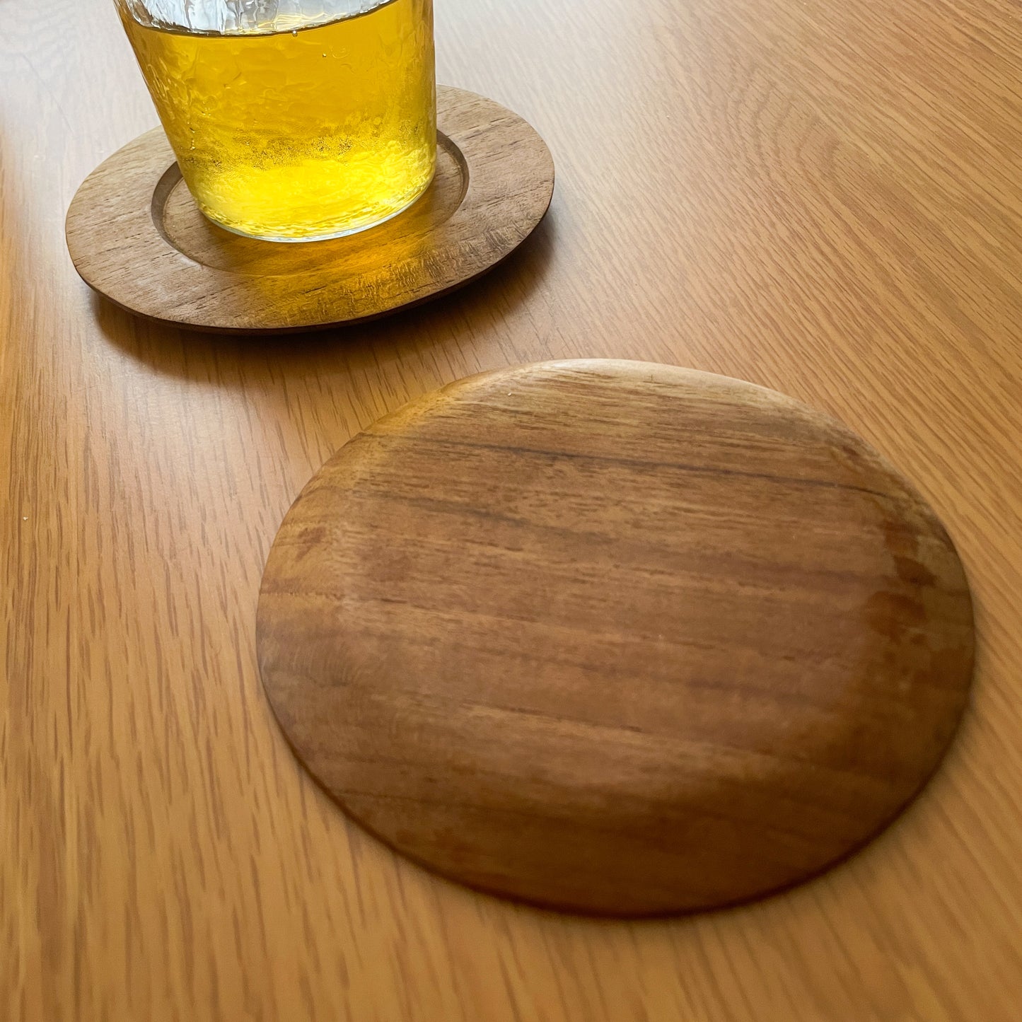 Wood Coaster #1/天然木 コースター チークウッド