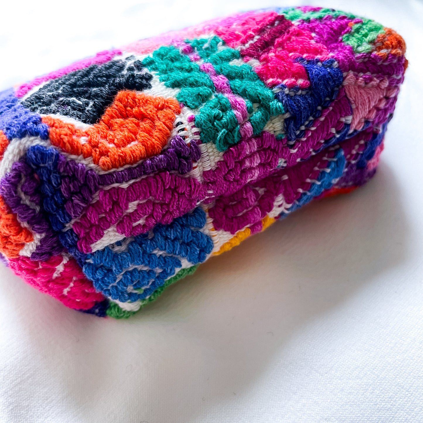 Huipil Mini Pouch #3/グアテマラ ウィピル ポーチ AirPods ケース