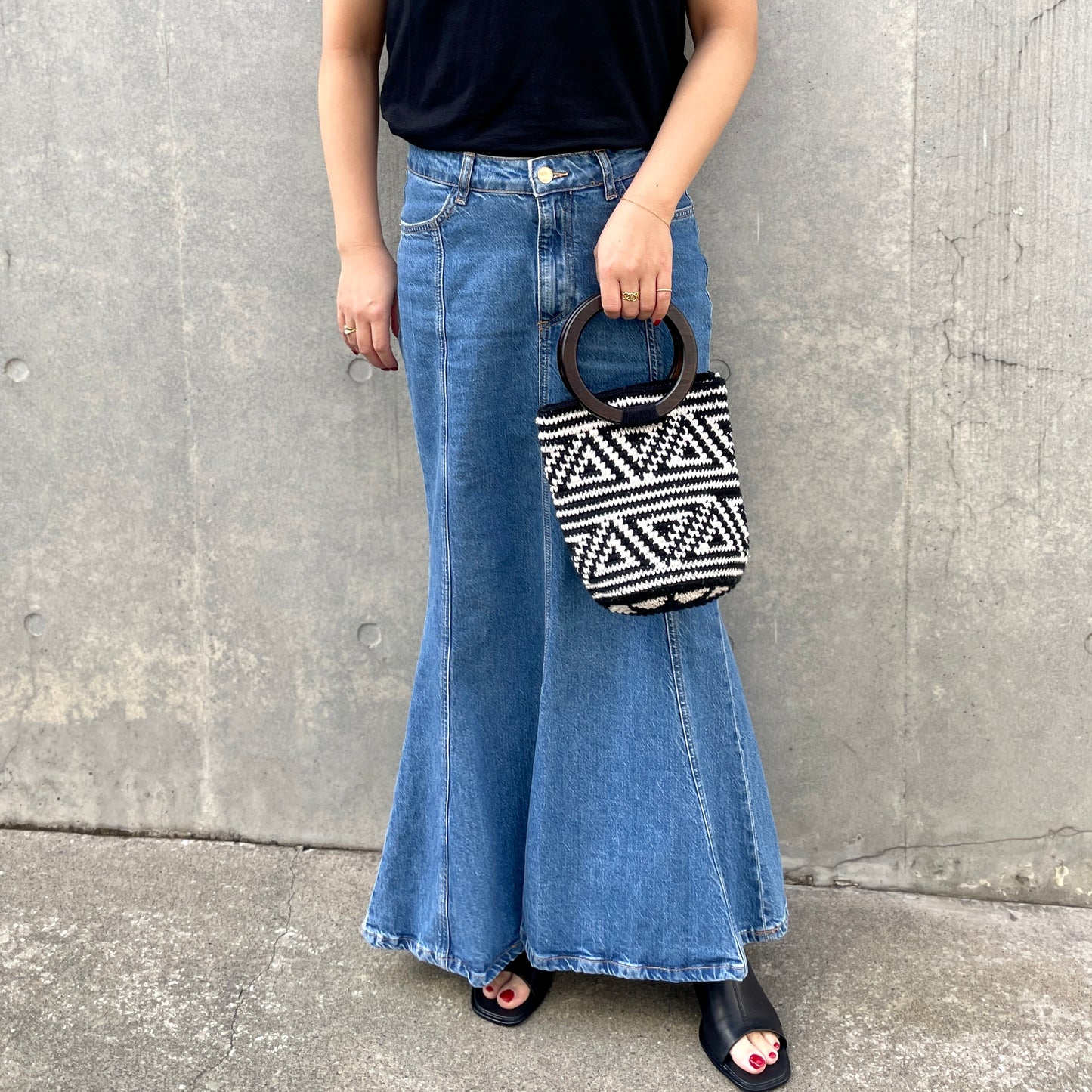 Remake Crochet Bag (S) #2/グアテマラクロシェバッグ Sサイズ