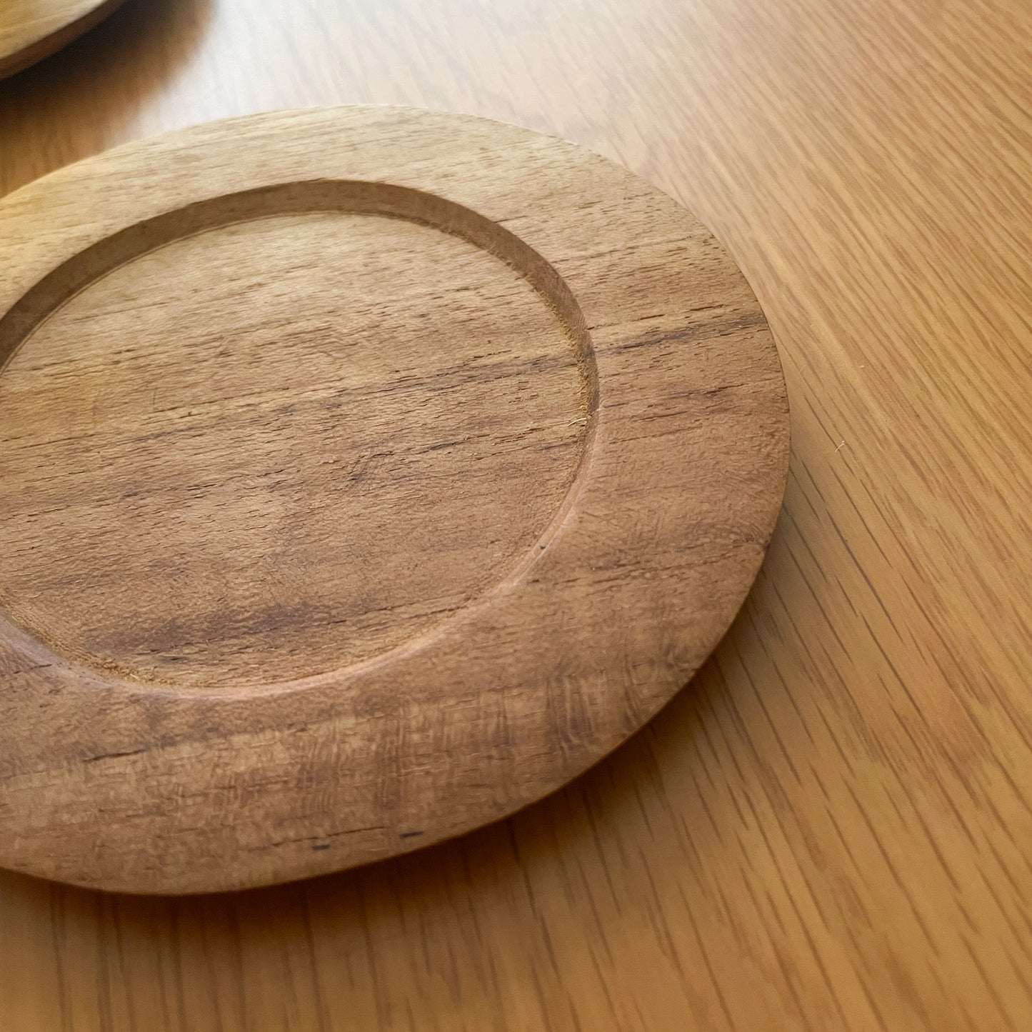 Wood Coaster #2/天然木 コースター チークウッド