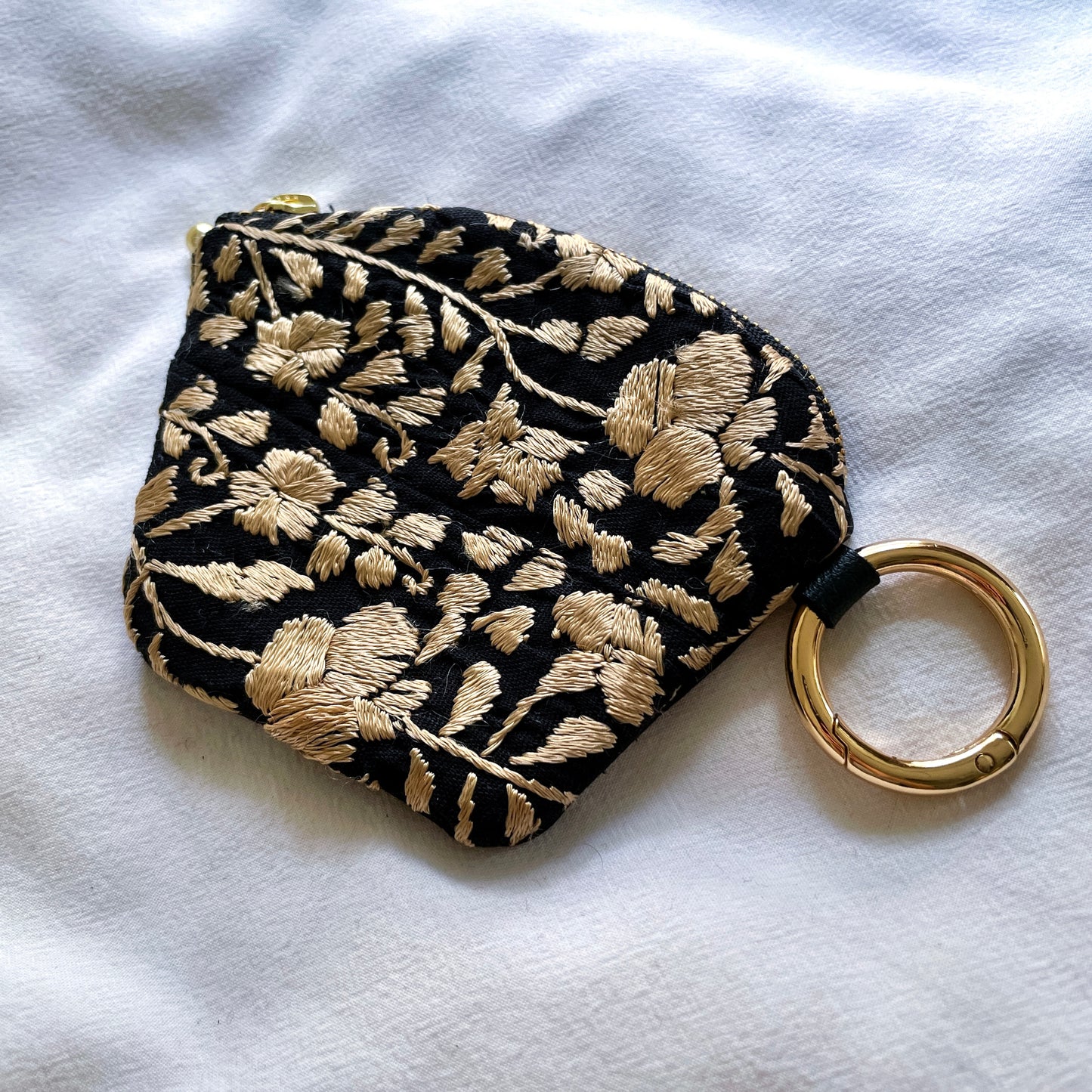 Mexican Embroidery Mini Pouch #10/メキシコ刺繍 サンアントニーノ ポーチ airpods ケース