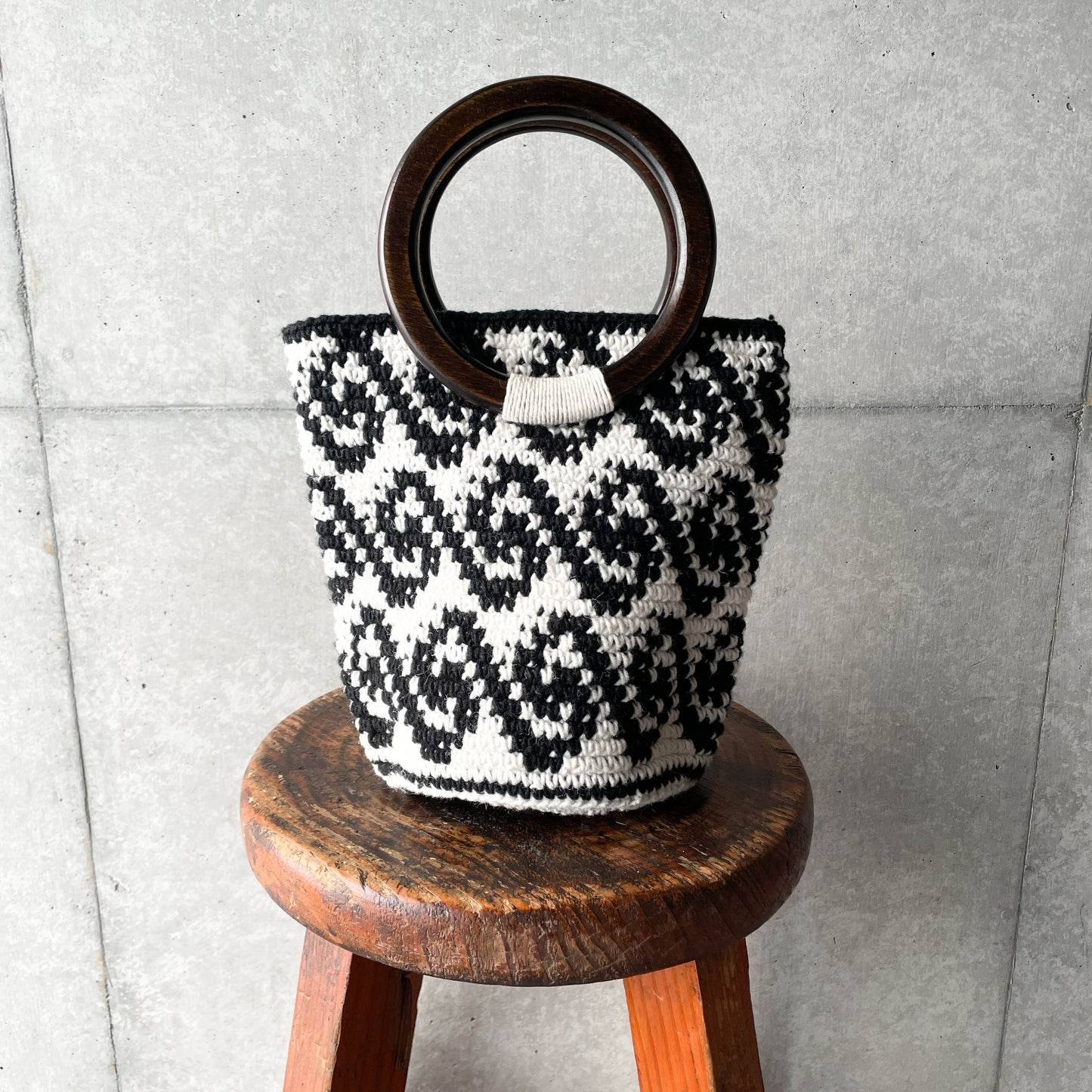 Remake Crochet Bag (S) #3/グアテマラクロシェバッグ Sサイズ