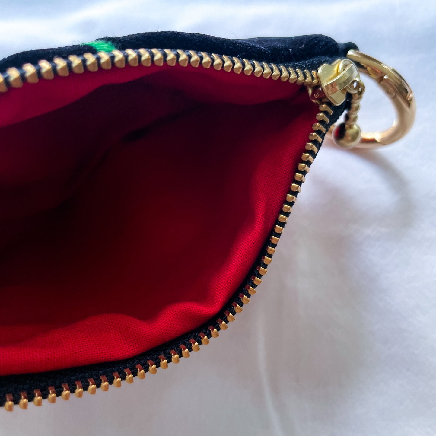 Oaxaca Embroidery Mini Pouch #2/メキシコ刺繍 オアハカ ポーチ