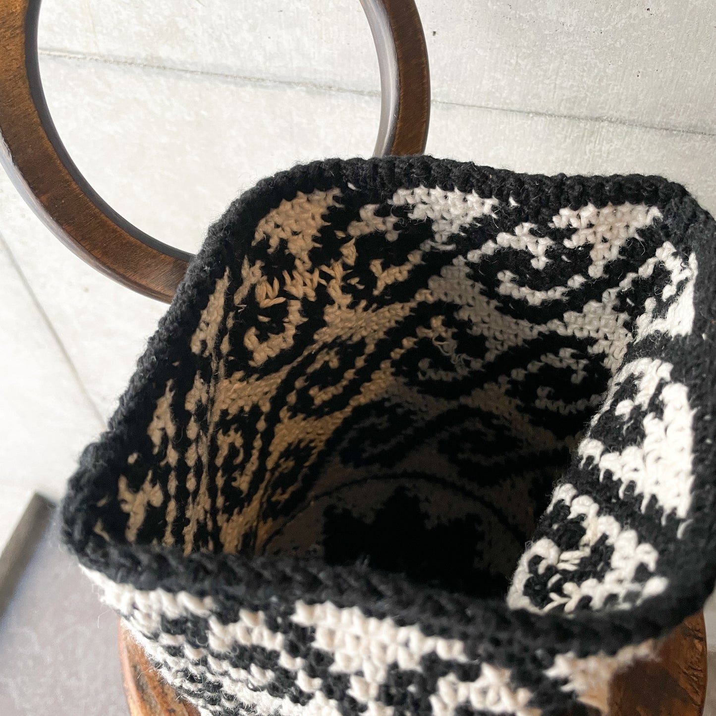 Remake Crochet Bag (S) #3/グアテマラクロシェバッグ Sサイズ