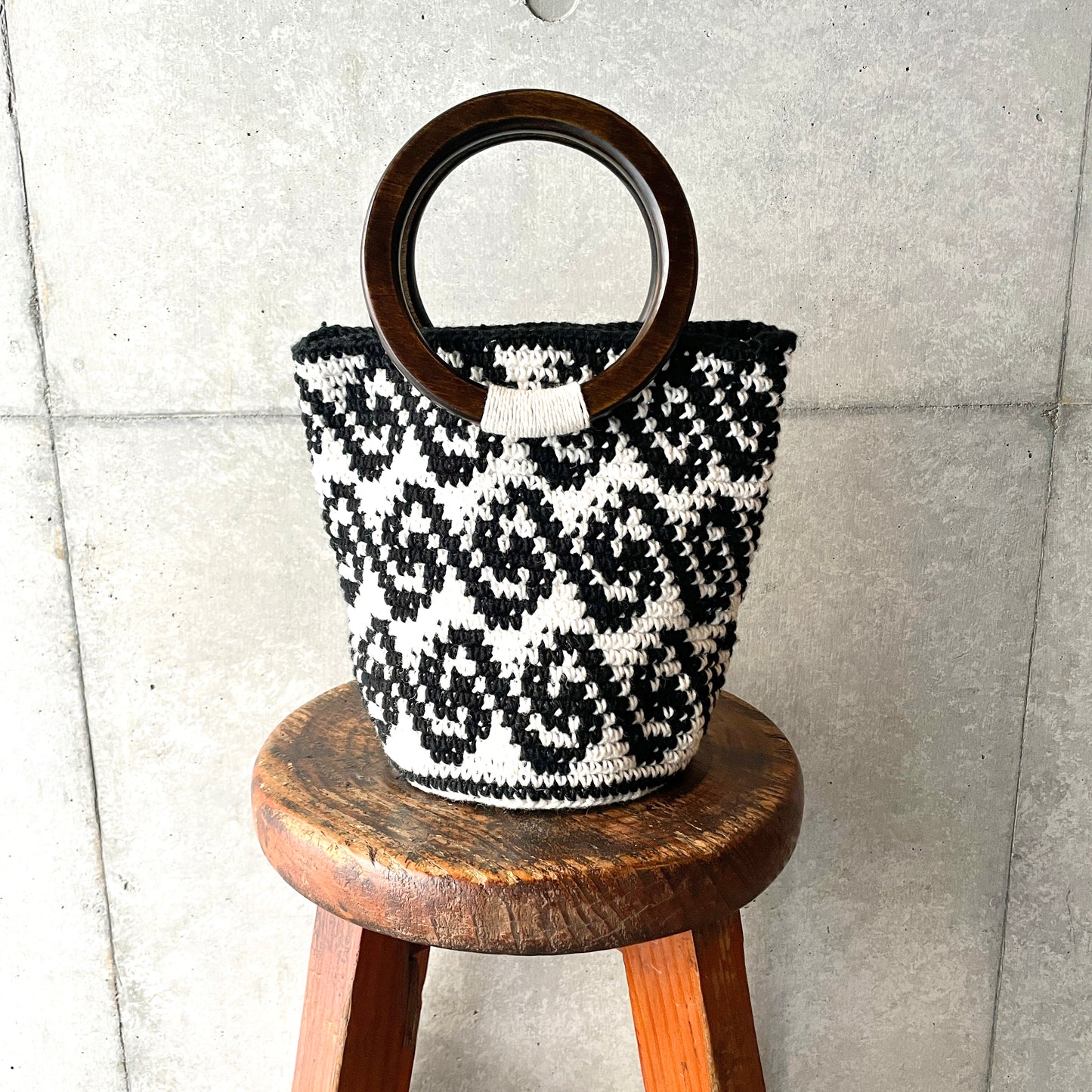 Remake Crochet Bag (S) #3/グアテマラクロシェバッグ Sサイズ