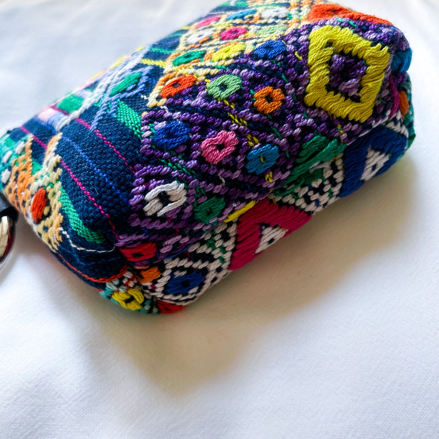 Huipil Mini Pouch #4/グアテマラ ウィピル ポーチ AirPods ケース