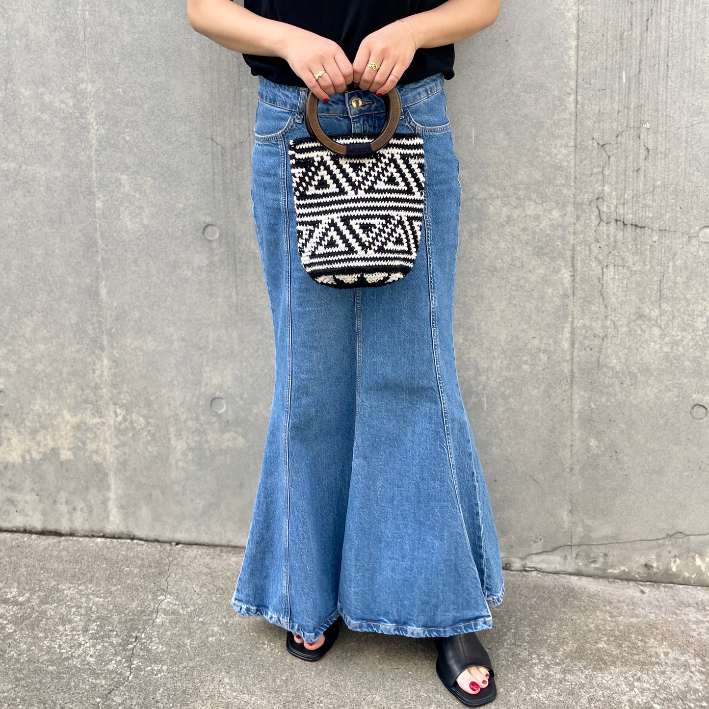 Remake Crochet Bag (S) #2/グアテマラクロシェバッグ Sサイズ