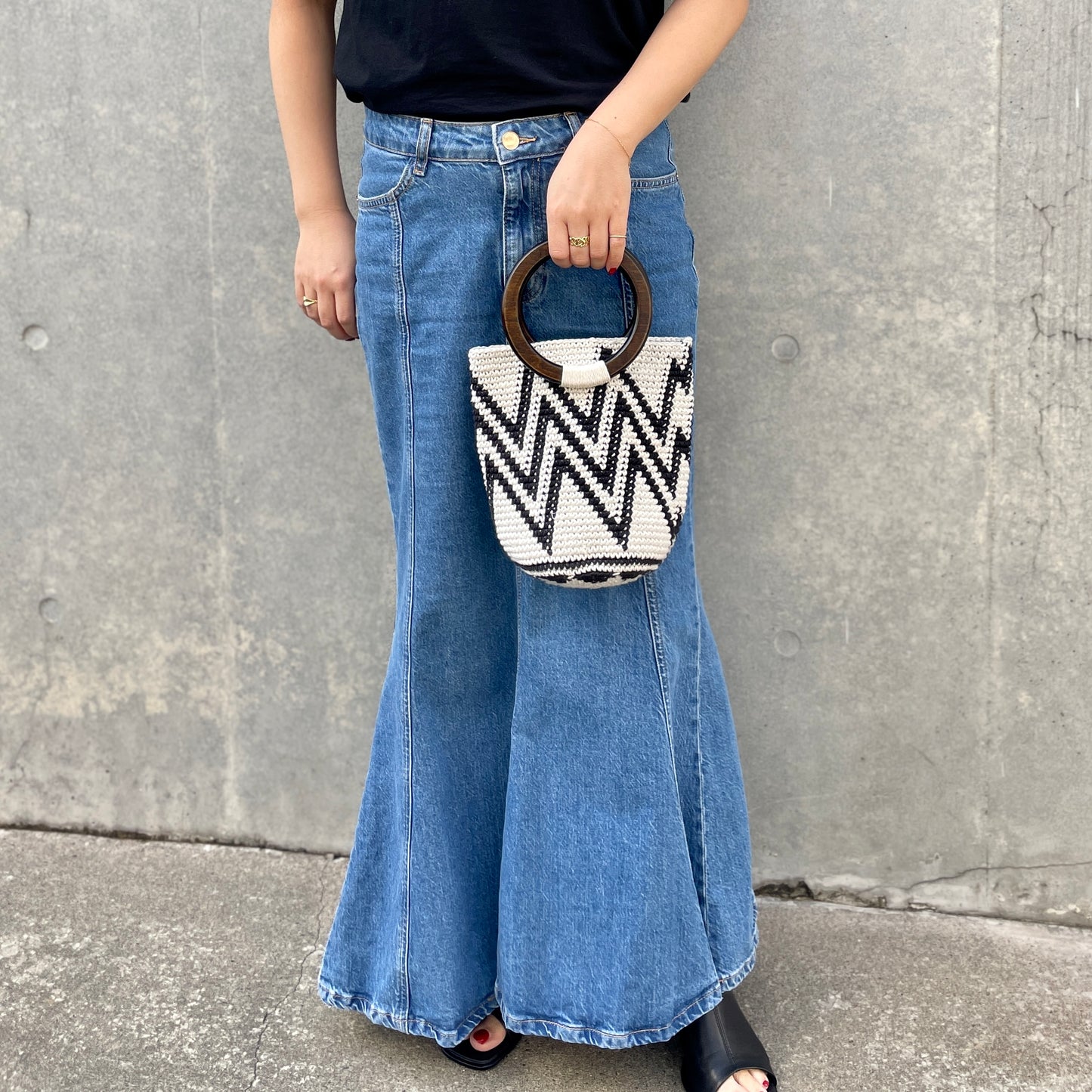 Remake Crochet Bag (S) #1/グアテマラクロシェバッグ Sサイズ