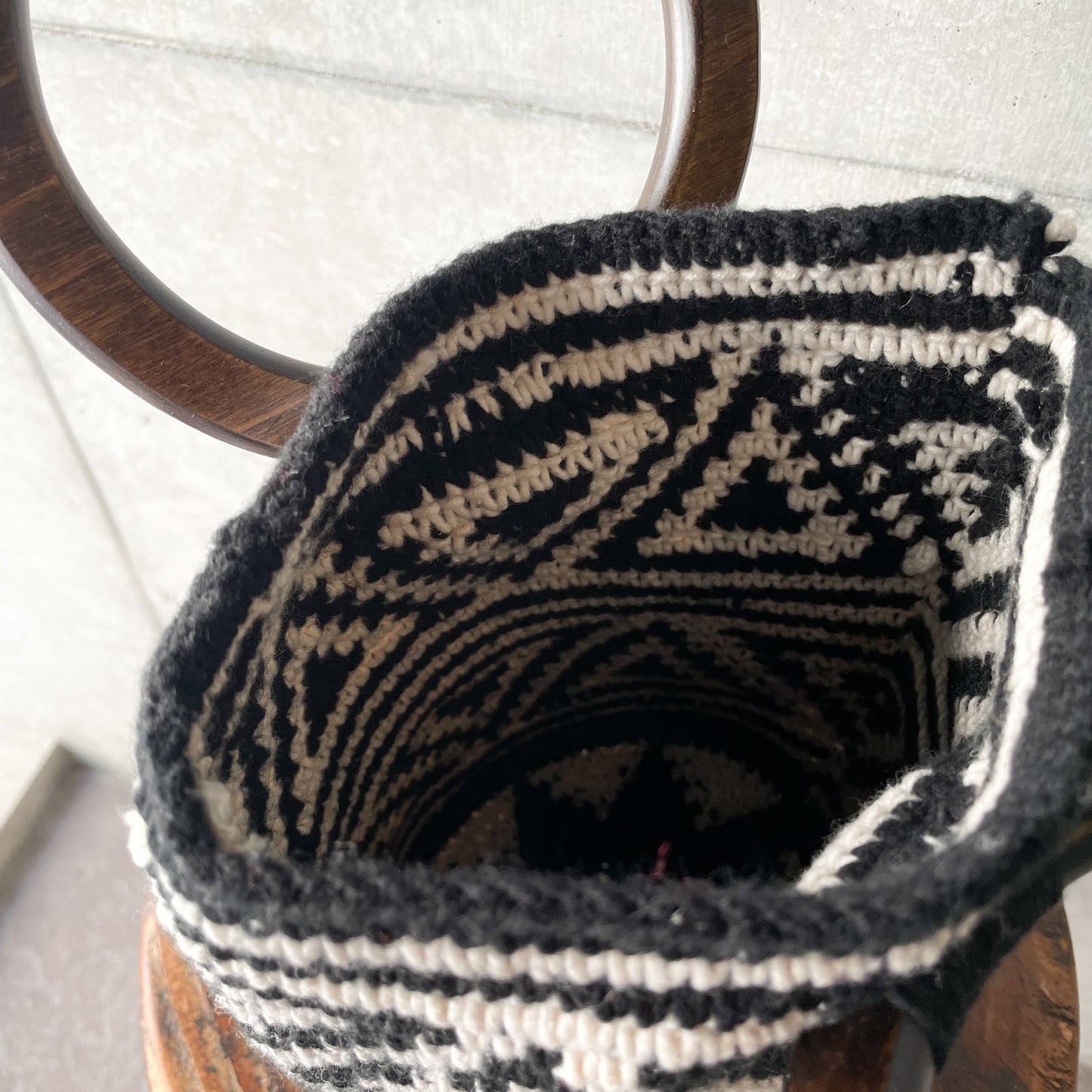 Remake Crochet Bag (S) #2/グアテマラクロシェバッグ Sサイズ