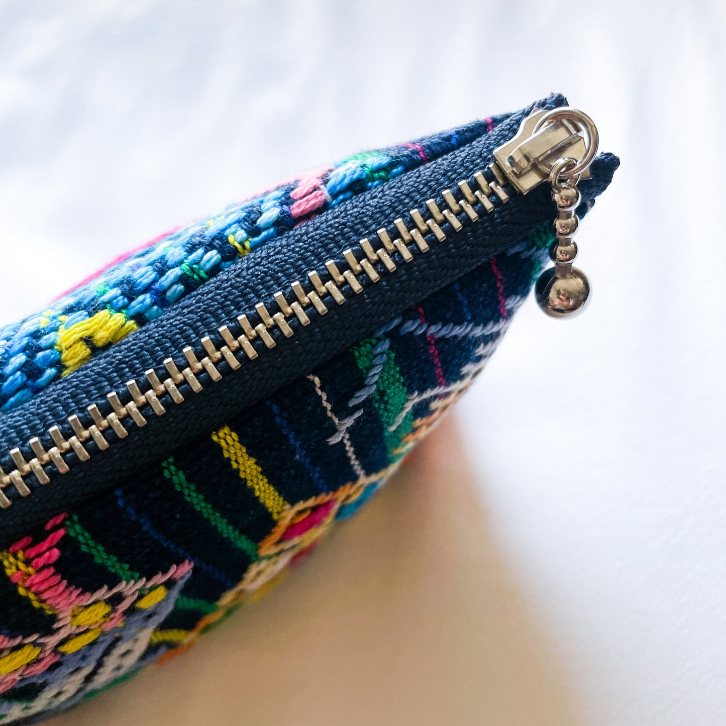 Huipil Mini Pouch #4/グアテマラ ウィピル ポーチ AirPods ケース