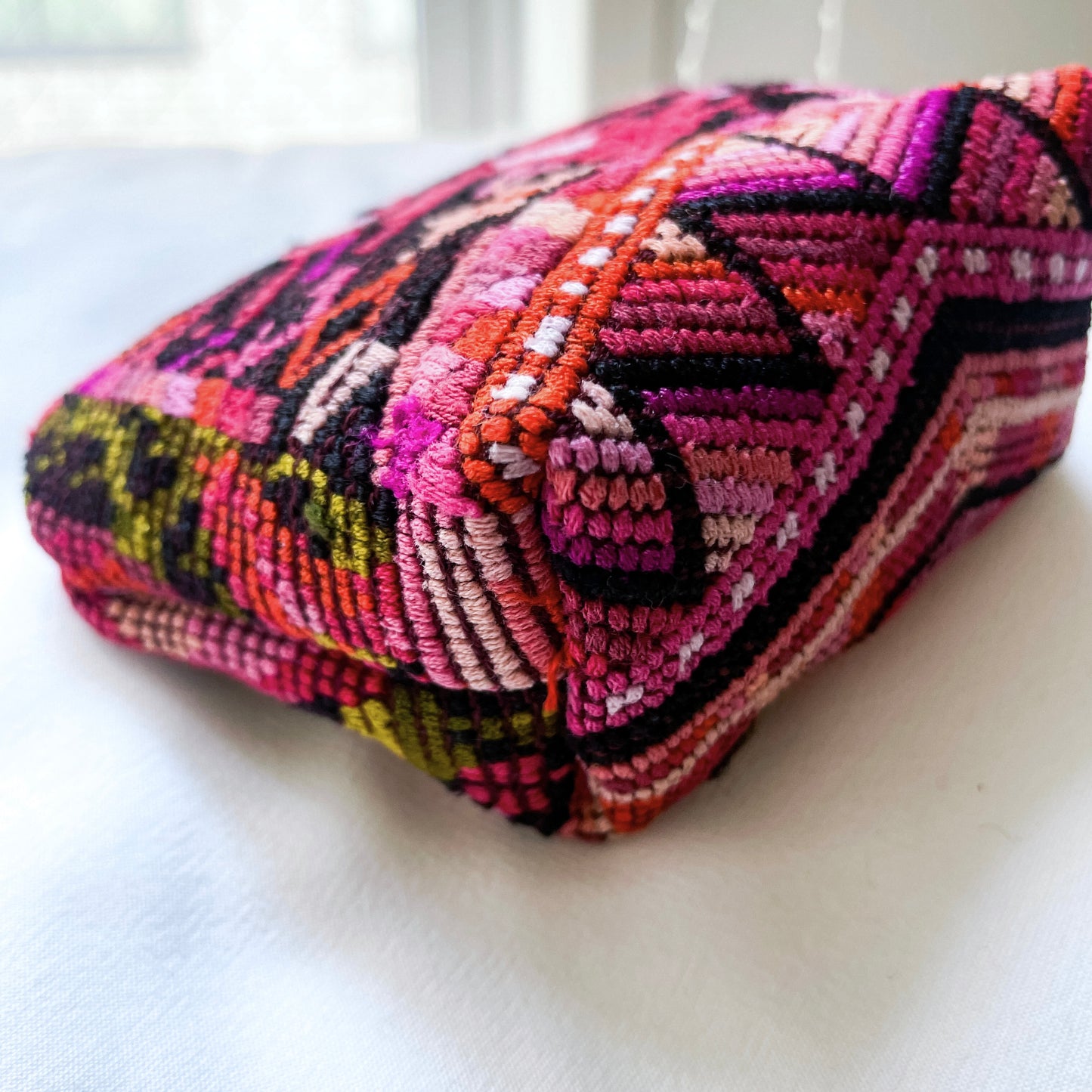 Huipil Mini Pouch #2/グアテマラ ウィピル ポーチ AirPods ケース