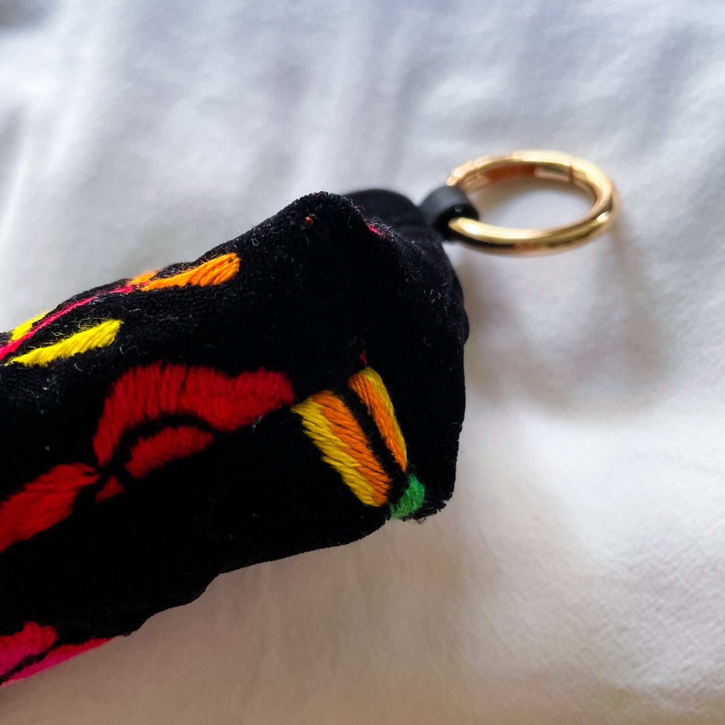Oaxaca Embroidery Mini Pouch #1/メキシコ刺繍 オアハカ ポーチ