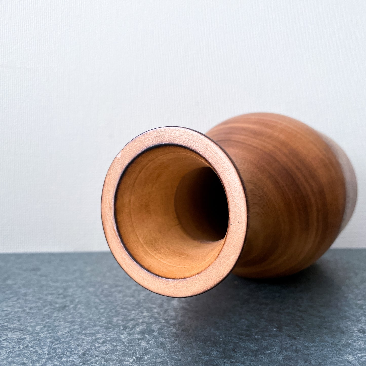 Mango Wood Vase/マンゴーウッド 木製 花瓶 フラワーベース