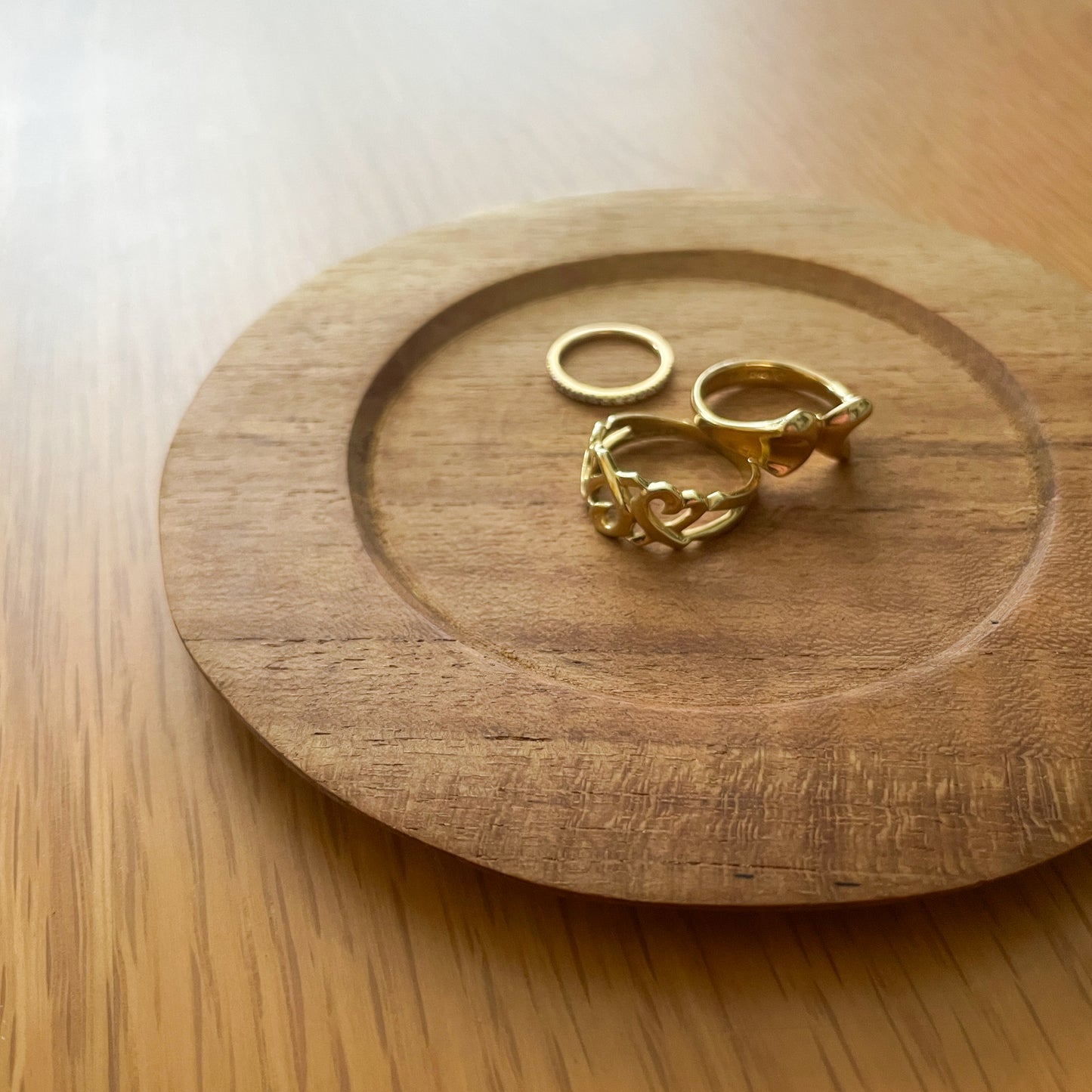 Wood Coaster #2/天然木 コースター チークウッド