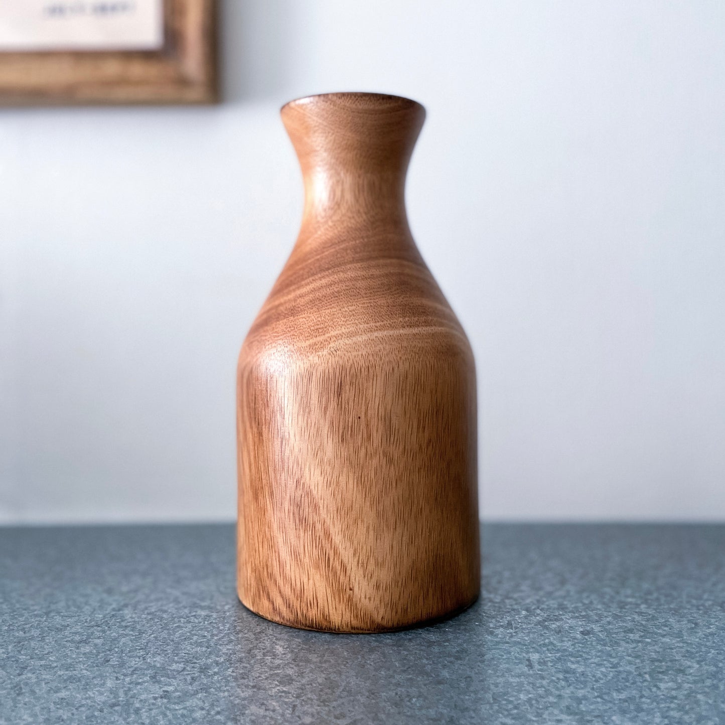 Mango Wood Vase/マンゴーウッド 木製 花瓶 フラワーベース