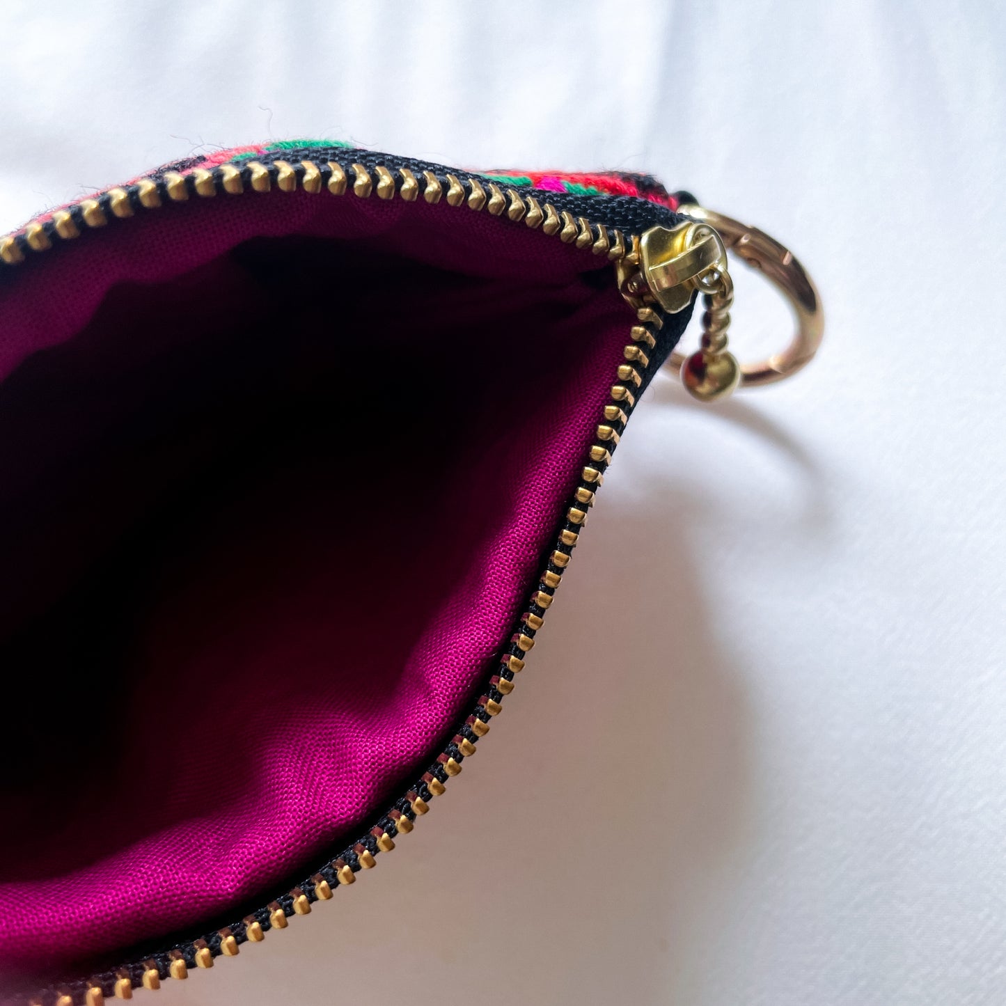 Huipil Mini Pouch #1/グアテマラ ウィピル ポーチ AirPods ケース