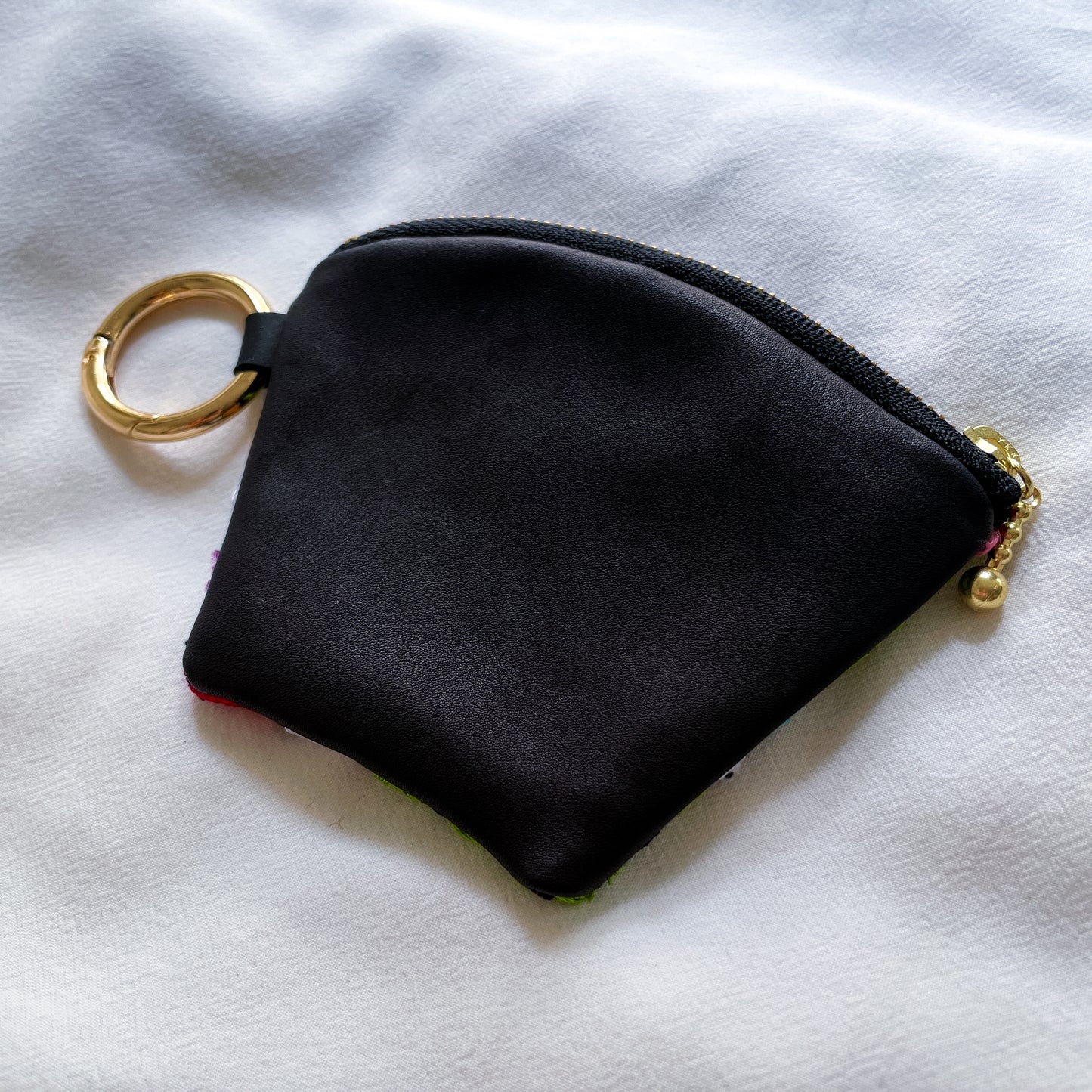 Mexican Embroidery Mini Pouch #4/メキシコ刺繍 サンアントニーノ ポーチ airpods ケース