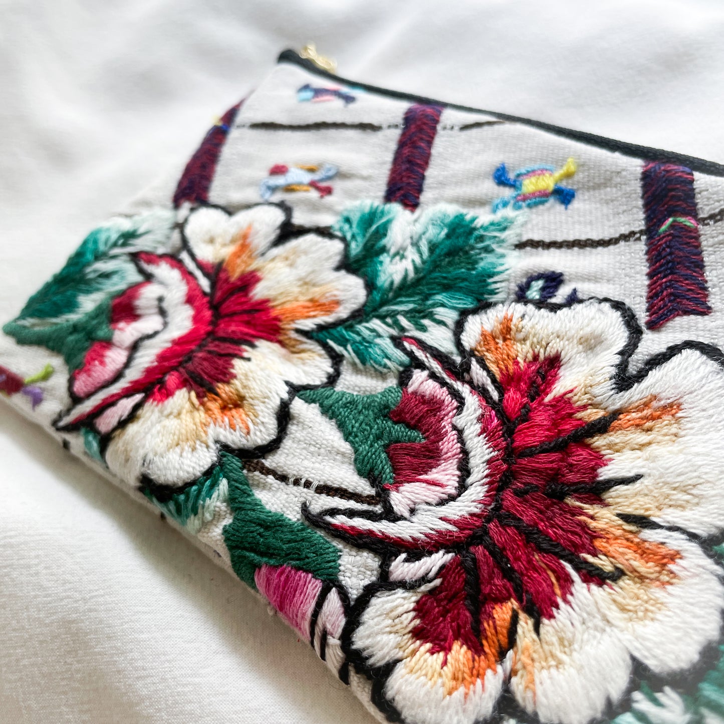 Huipil Pouch #6/グアテマラ ウィピル ポーチ ペンケース