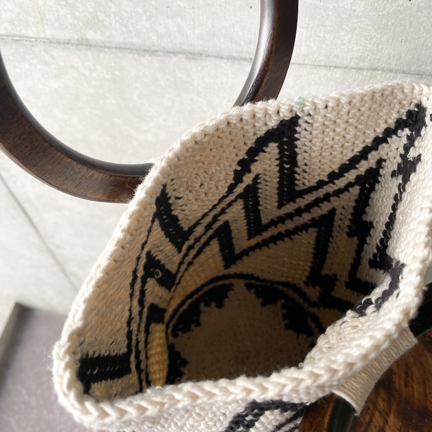 Remake Crochet Bag (S) #1/グアテマラクロシェバッグ Sサイズ