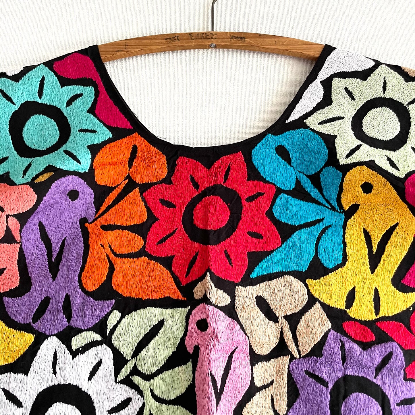 Tuxtepec Embroidely Blouse B/オアハカ トゥクステペック メキシコ刺繍 ブラウス