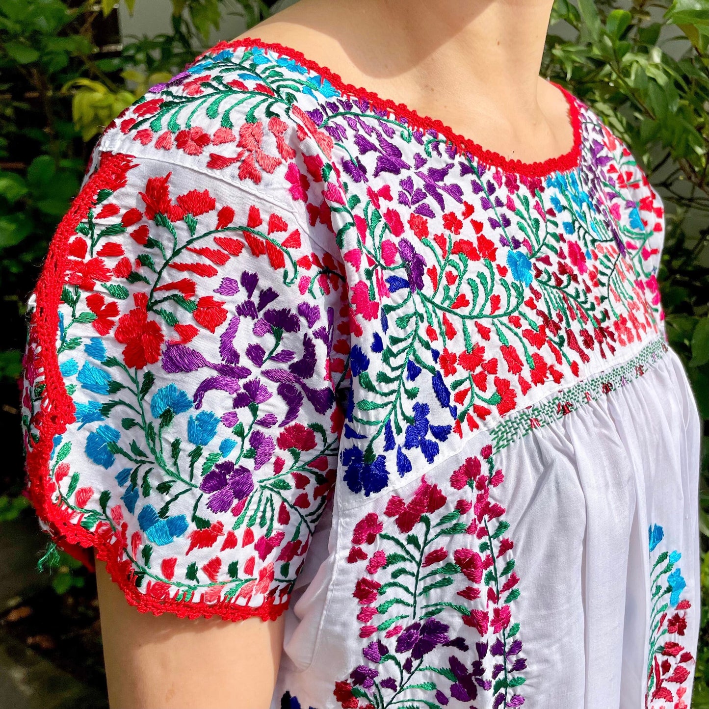 San Antonino Dress C/サンアントニーノ メキシコ刺繍 ワンピース