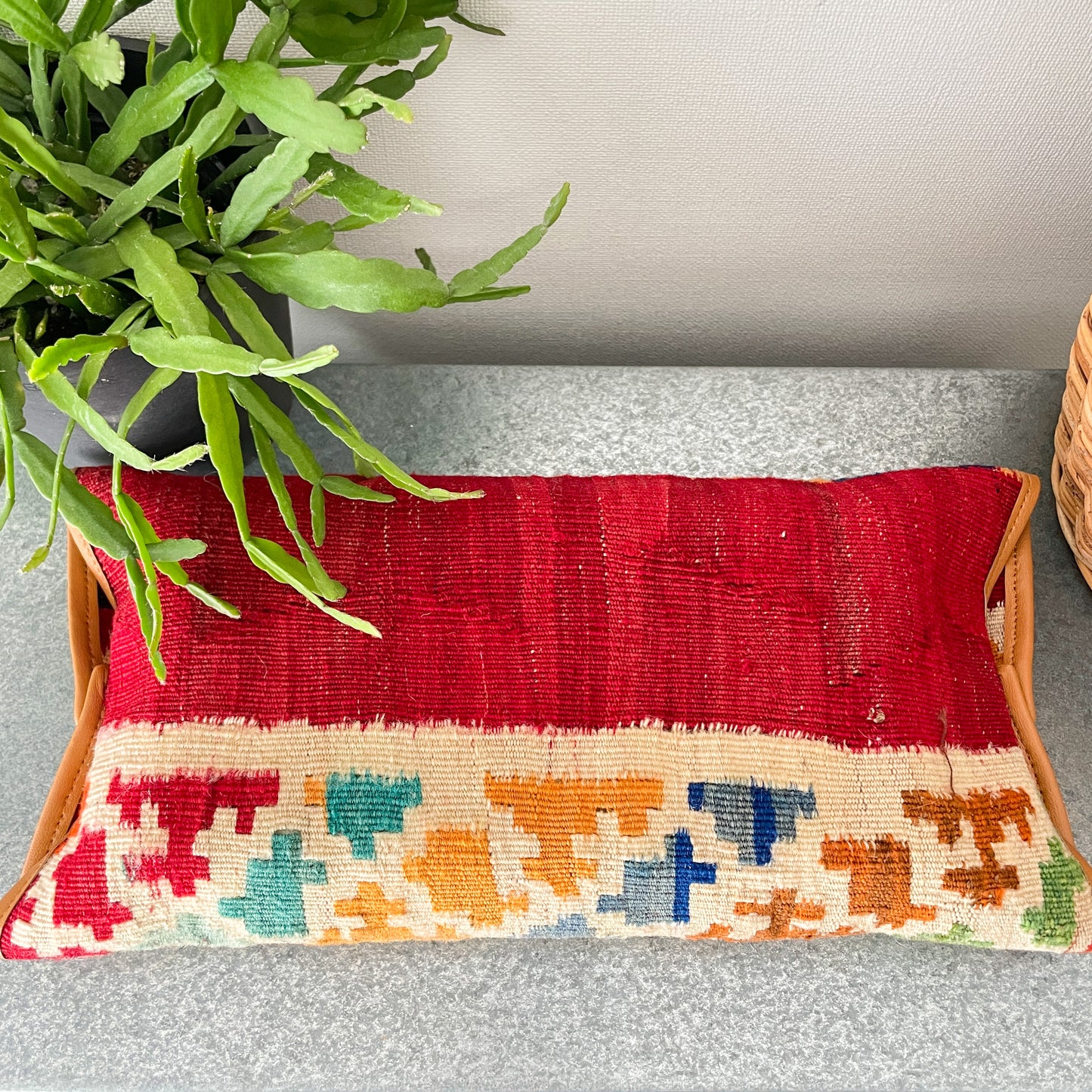 Old Kilim Tissue Box Cover #6/キリム ティッシュ ボックス カバー ケース
