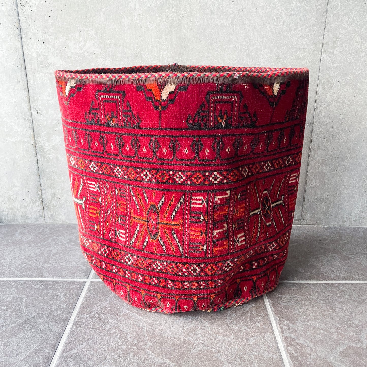 Trival Rug Pot (L) #1/トライバルラグ 絨毯 鉢カバー ポット