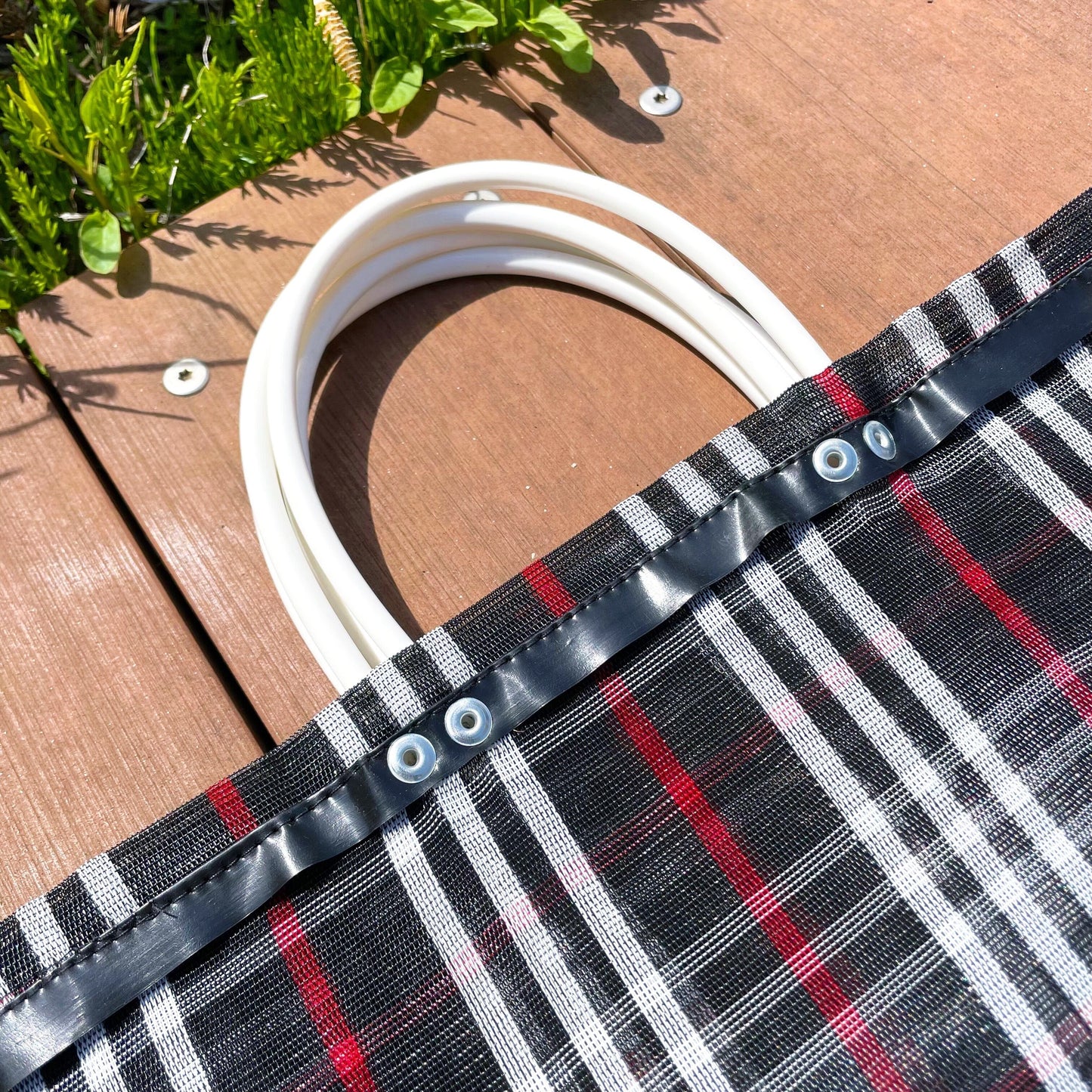 Stripe Mesh Bag (M) #1/ストライプ メッシュバッグ メキシコ