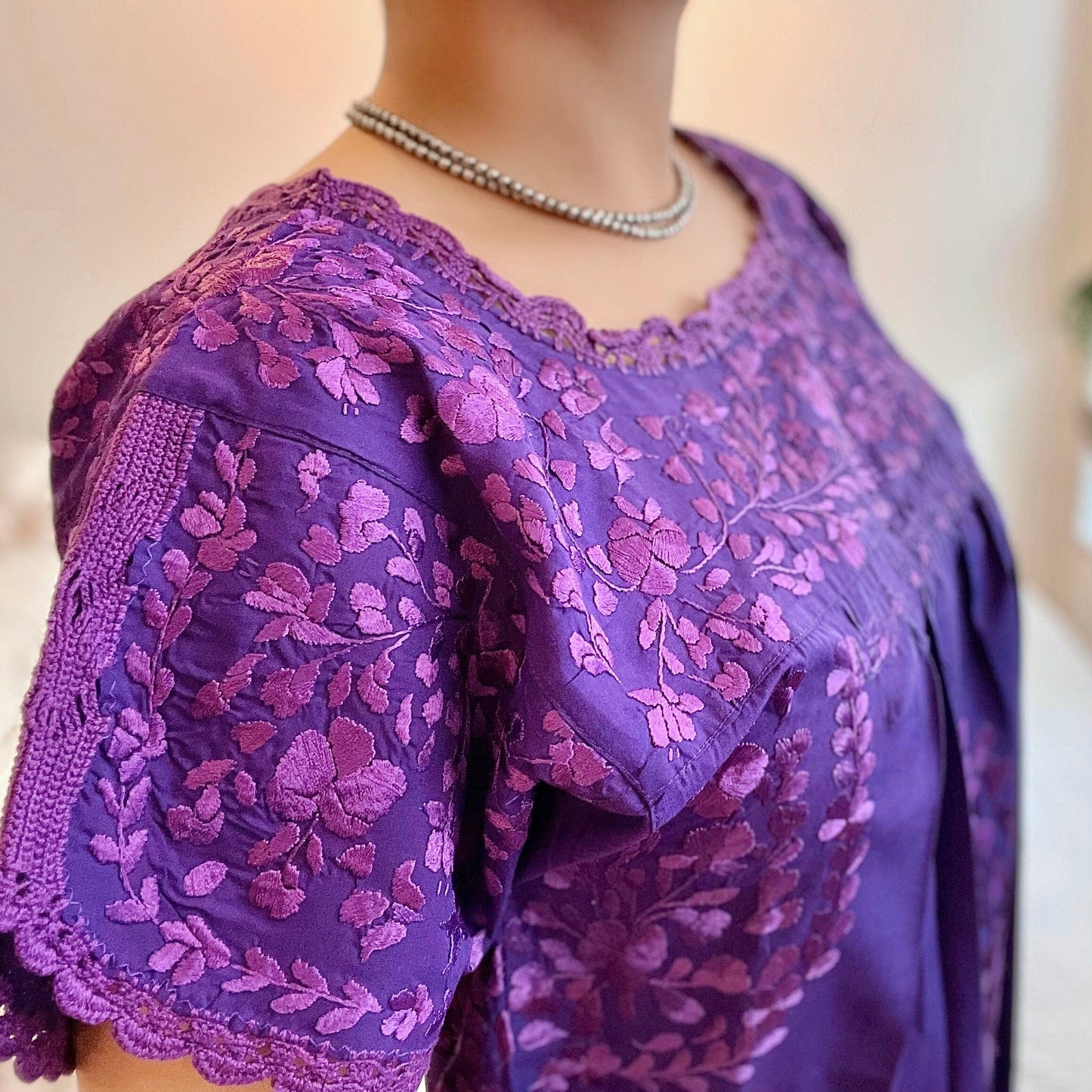 San Antonino Blouse A/サンアントニーノ メキシコ刺繍 ブラウス チュニック