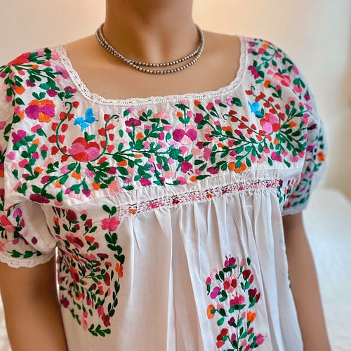 San Antonino Blouse C/サンアントニーノ メキシコ刺繍 ブラウス チュニック