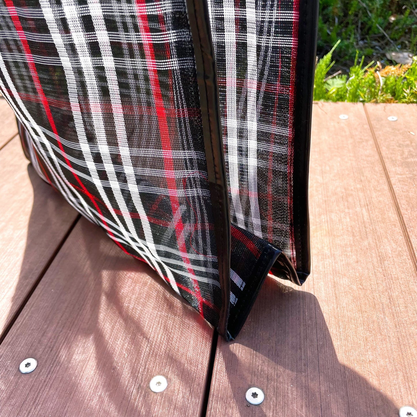 Stripe Mesh Bag (M) #1/ストライプ メッシュバッグ メキシコ