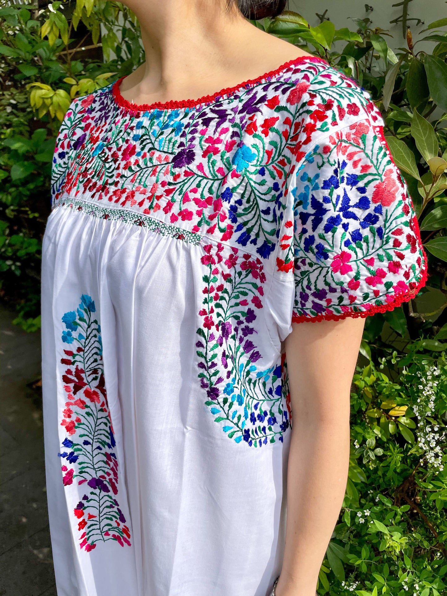 San Antonino Dress C/サンアントニーノ メキシコ刺繍 ワンピース