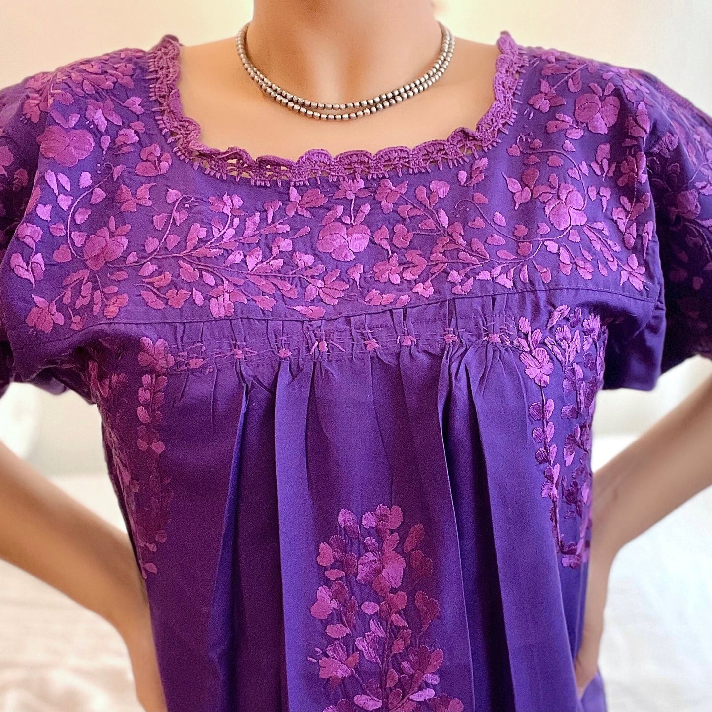 San Antonino Blouse A/サンアントニーノ メキシコ刺繍 ブラウス チュニック