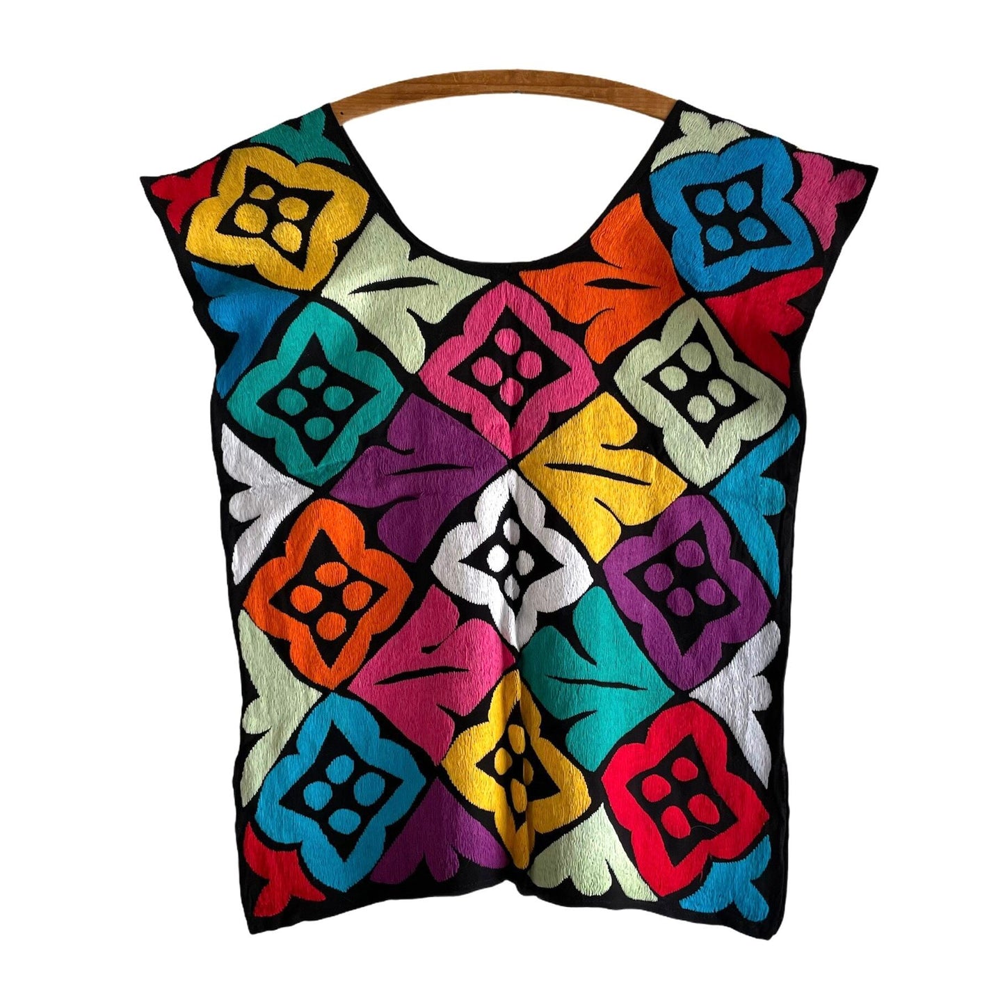 Tuxtepec Embroidely Blouse A/オアハカ トゥクステペック メキシコ刺繍 ブラウス