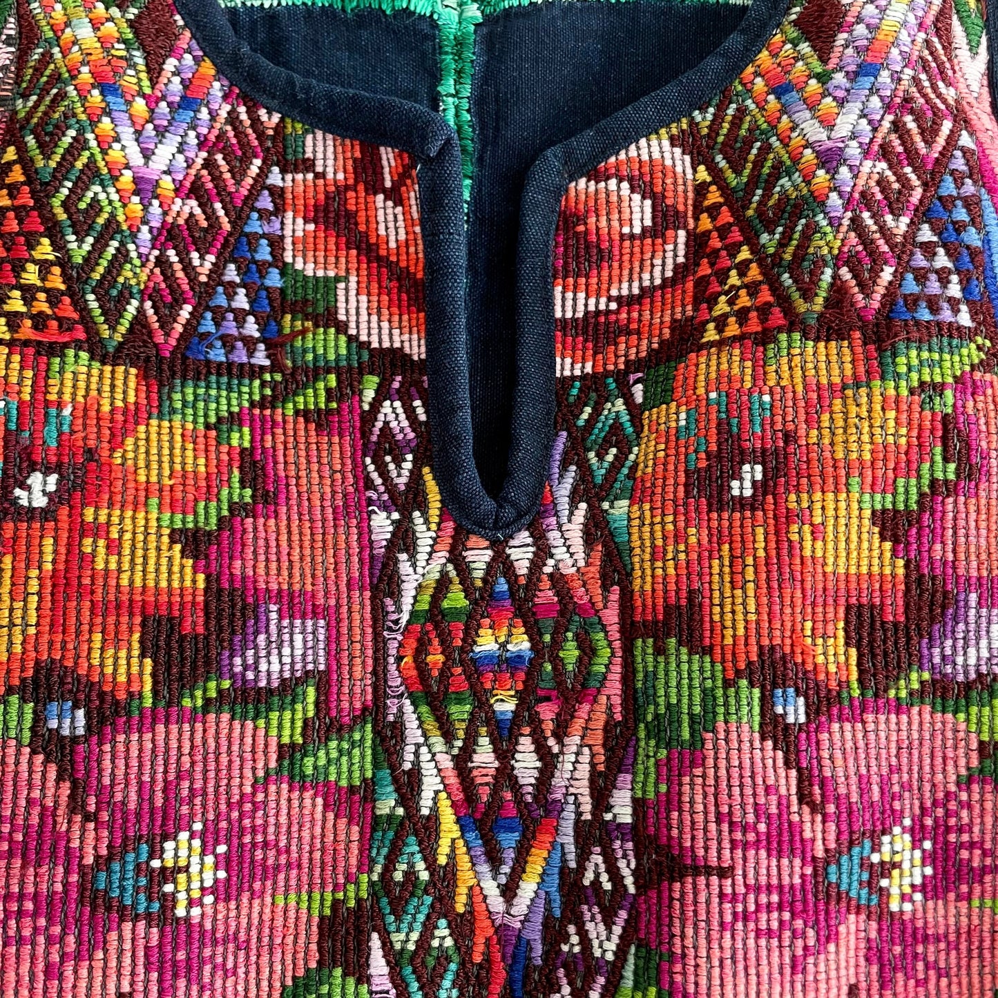 Huipil × Indigo Blouse Short Sleeve C/グアテマラ ウィピル 藍染 半袖ブラウス