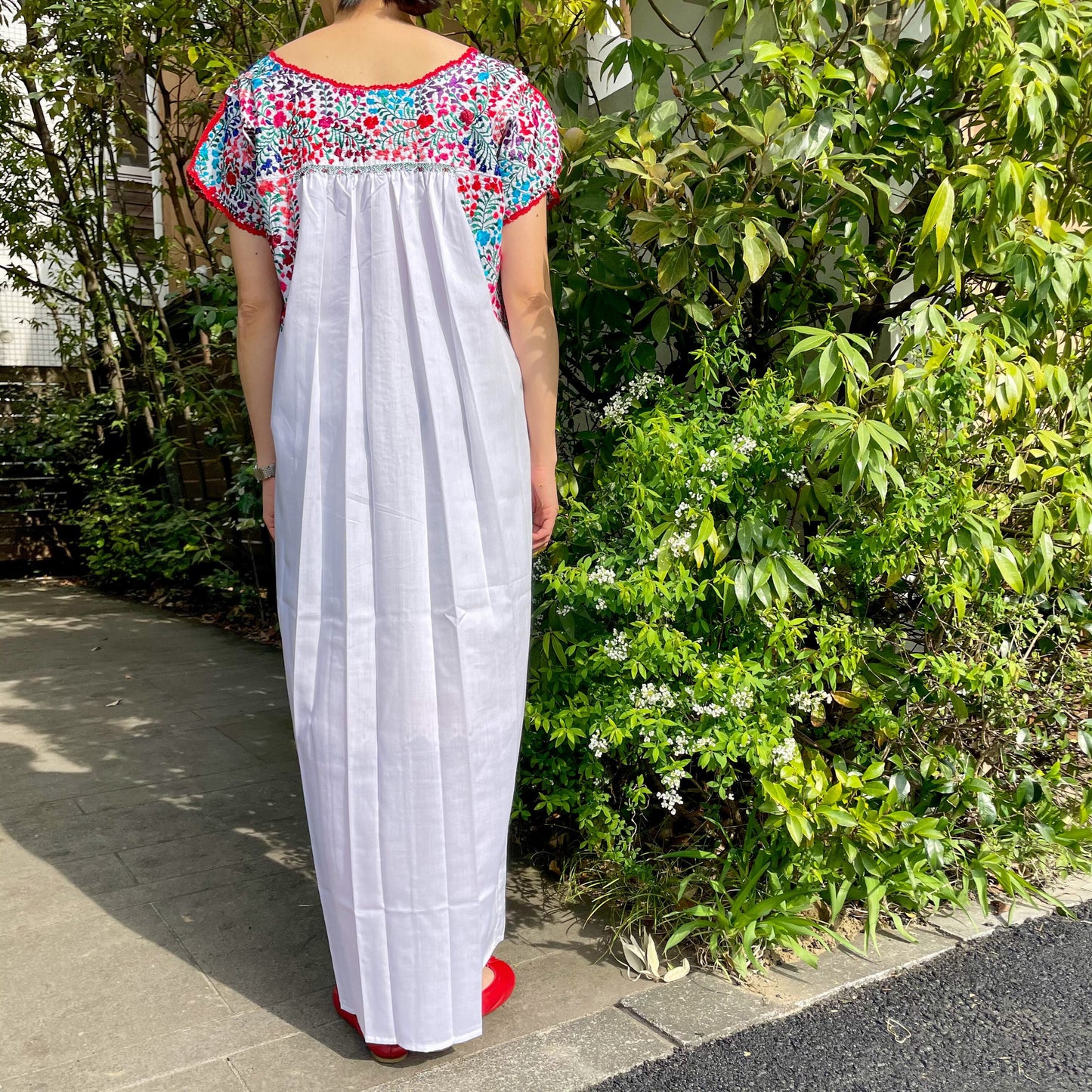 San Antonino Dress C/サンアントニーノ メキシコ刺繍 ワンピース