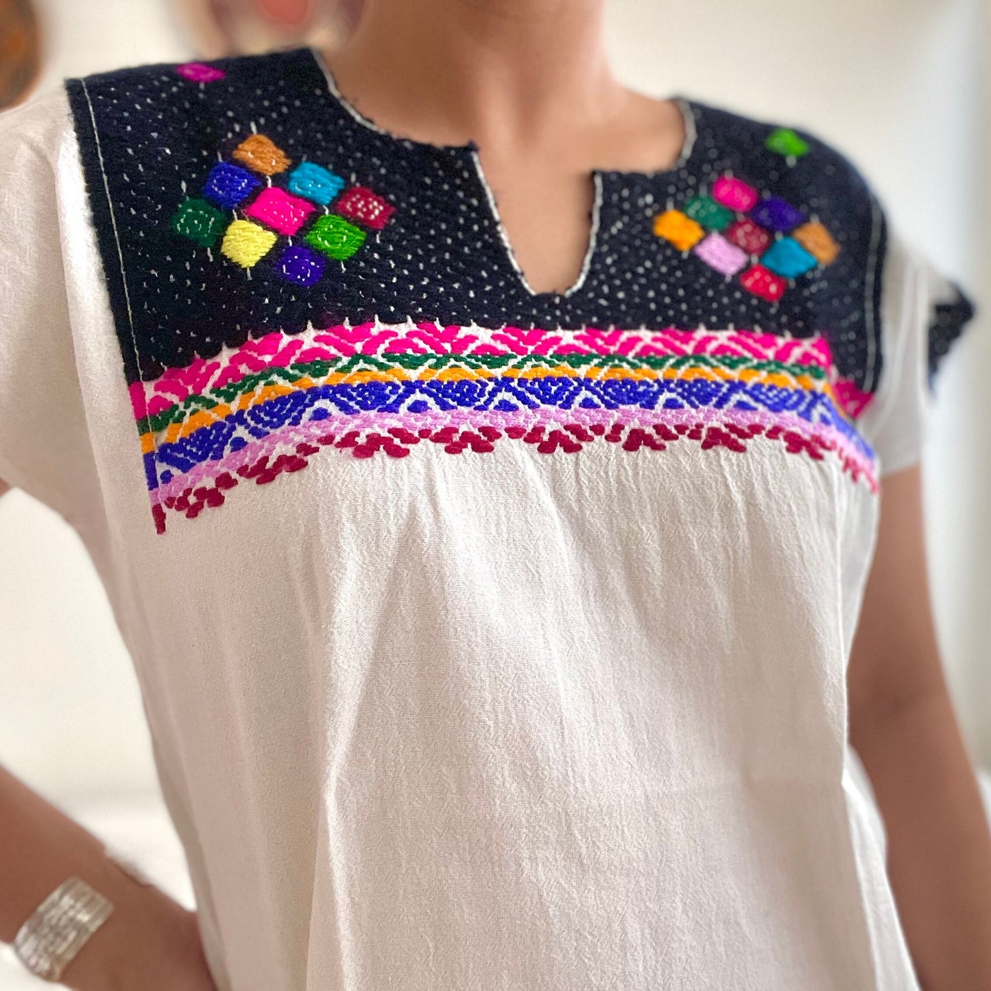 Mexican Embroidely Blouse/メキシコ刺繍 ブラウス