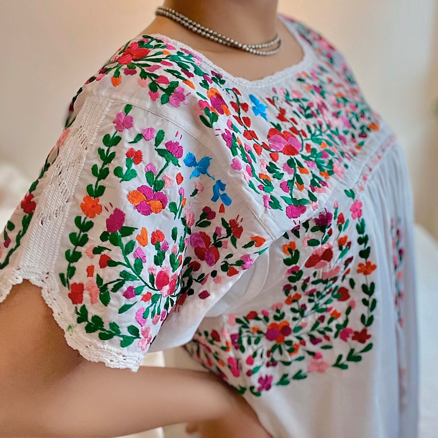 San Antonino Blouse C/サンアントニーノ メキシコ刺繍 ブラウス チュニック