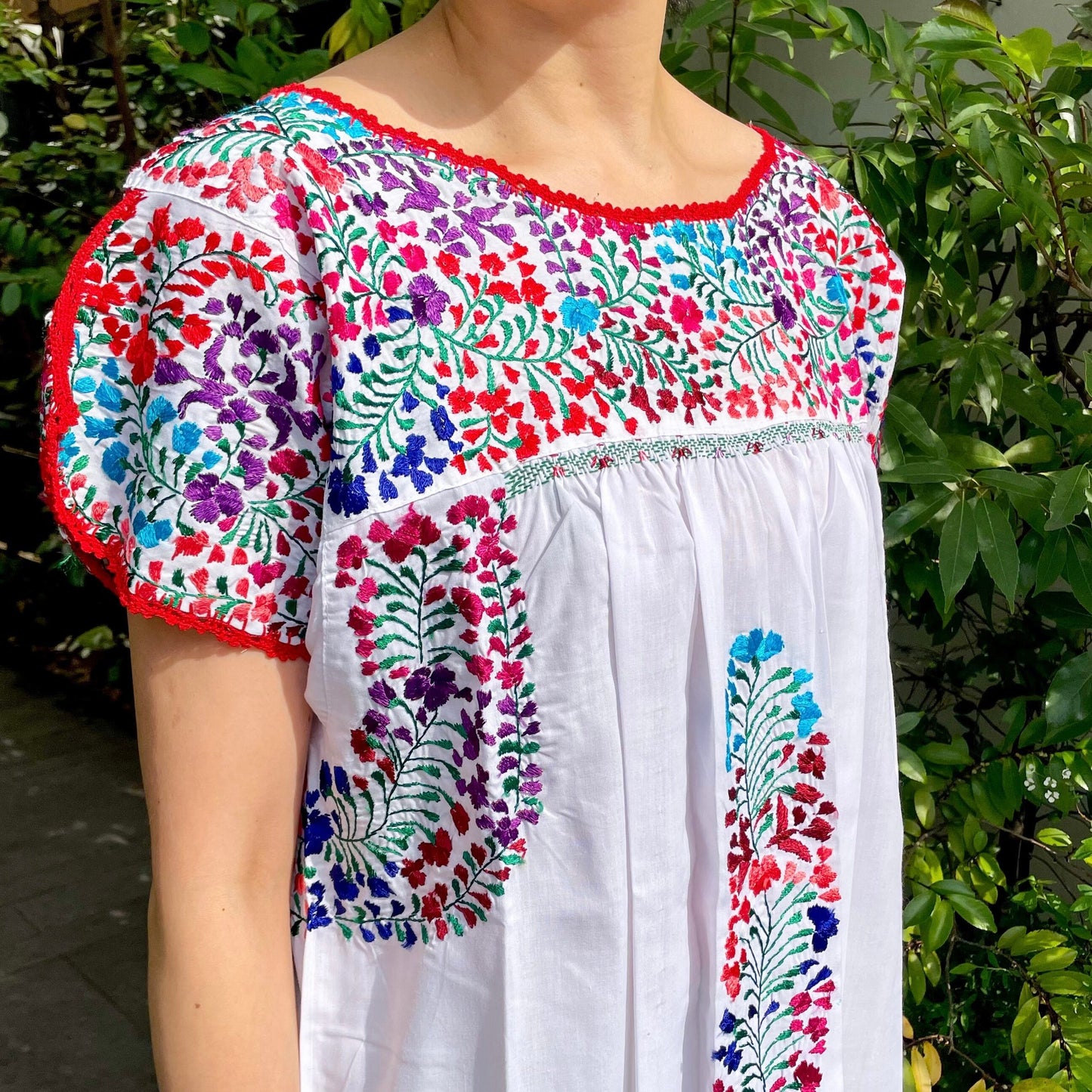 San Antonino Dress C/サンアントニーノ メキシコ刺繍 ワンピース
