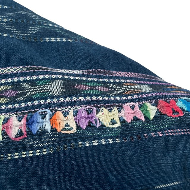 Indigo Skirt Corte #9/グアテマラ コルテ 藍染 スカート 刺繍 民族衣装
