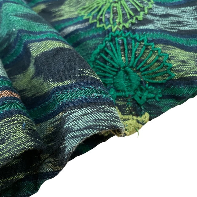 Indigo Skirt Corte #6/グアテマラ コルテ 藍染 スカート 刺繍 民族衣装