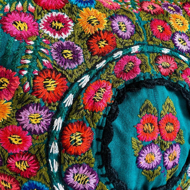 Vintage Huipil Cushion Cover B (45×45㎝)/グアテマラ ウィピル クッションカバー