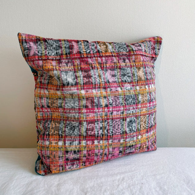 Vintage Huipil Cushion Cover B (45×45㎝)/グアテマラ ウィピル クッションカバー