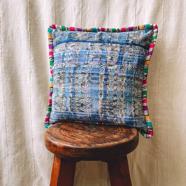 Huipil Cushion Cover #13 (40×40㎝)/グアテマラ ウィピル クッションカバー