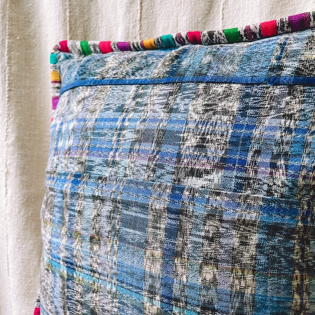 Huipil Cushion Cover #13 (40×40㎝)/グアテマラ ウィピル クッションカバー
