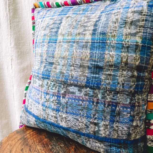 Huipil Cushion Cover #14 (40×40㎝)/グアテマラ ウィピル クッションカバー