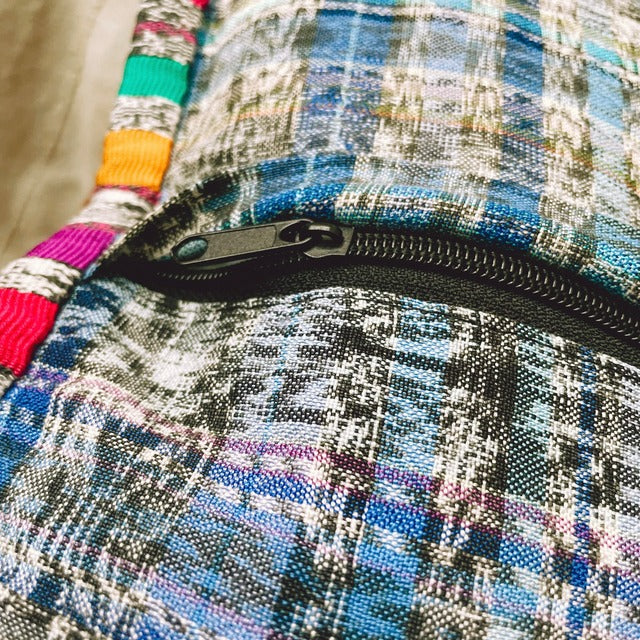 Huipil Cushion Cover #14 (40×40㎝)/グアテマラ ウィピル クッションカバー
