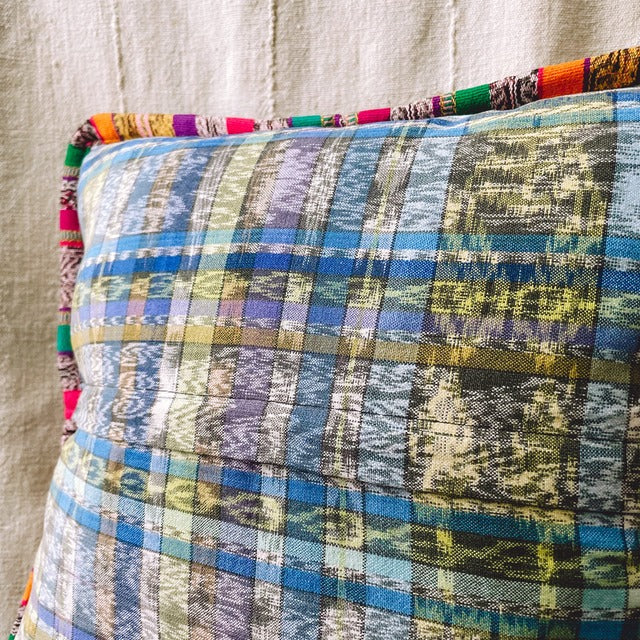 Huipil Cushion Cover #9 (40×40㎝)/グアテマラ ウィピル クッションカバー